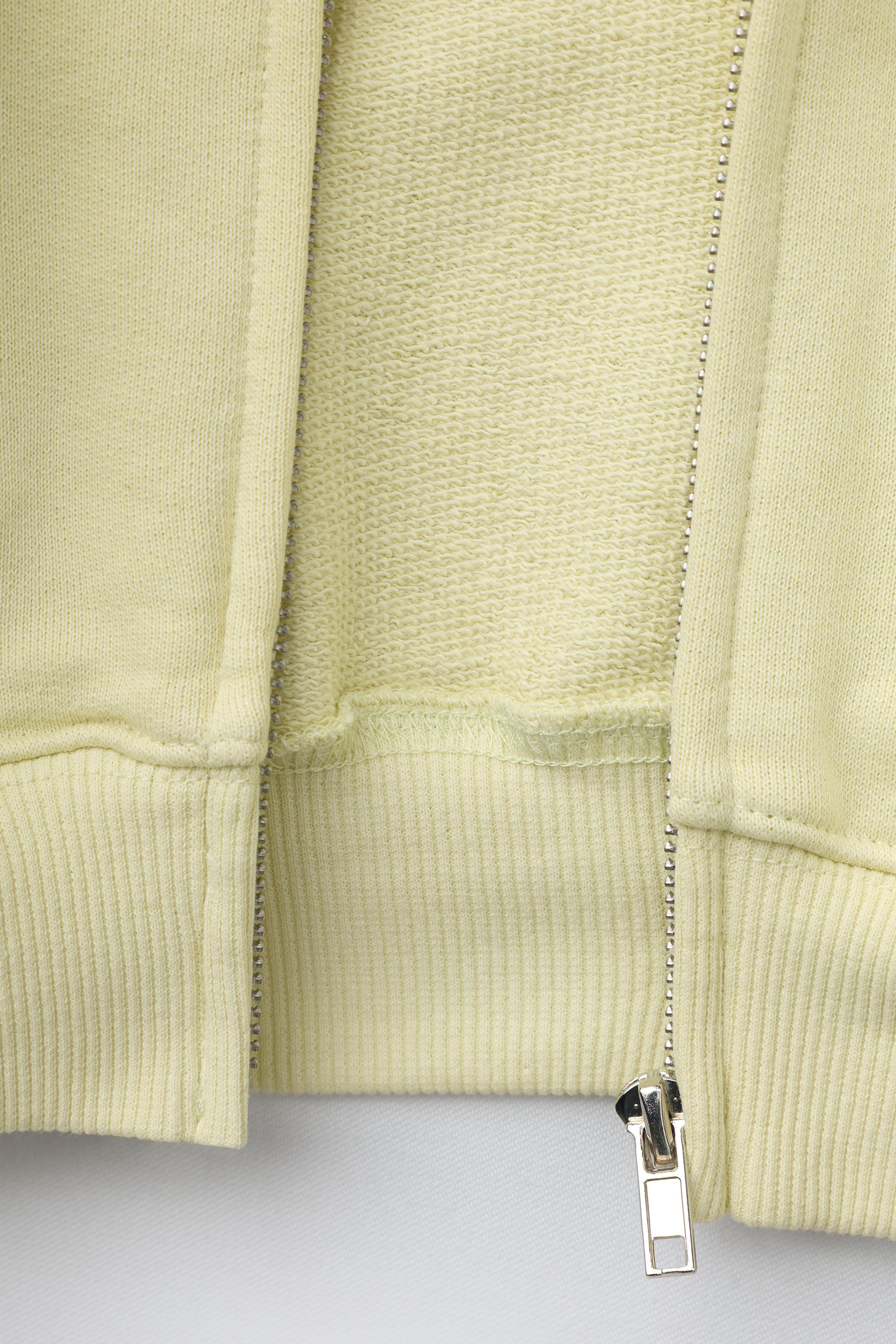 PRINTED ZIP SWEATSHIRT